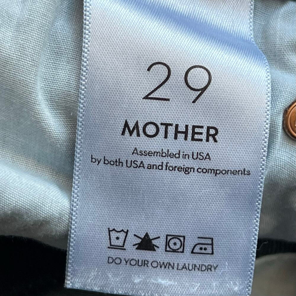 Mother On The Edge The Mid Rise Dazzler Ankle Jeans size 29 dark wash - Picture 5 of 7